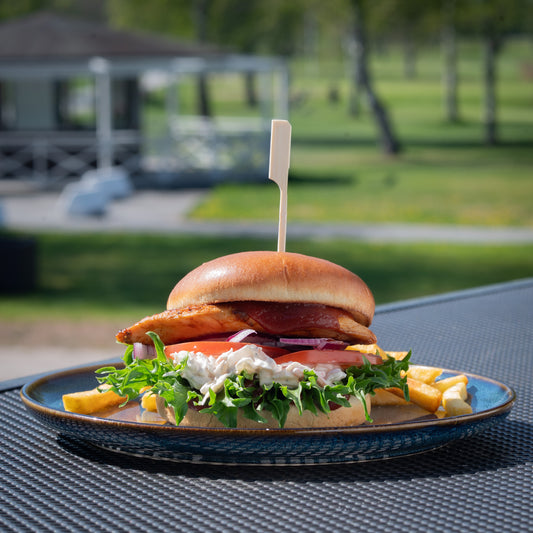 Kycklingburgare Cheeseburgare